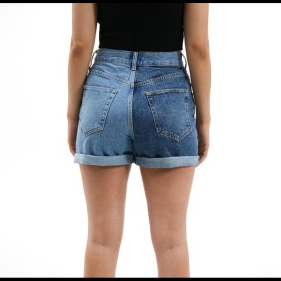 BDG Color Block Two Tone Denim Shorts - Picture 2 of 7